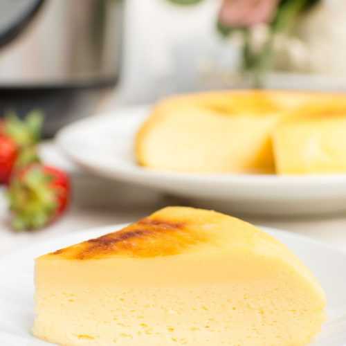Instant Pot Japanese Cheesecake
