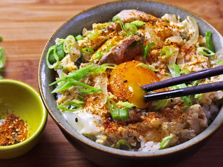 Japanese Chicken and Egg Rice Bowl