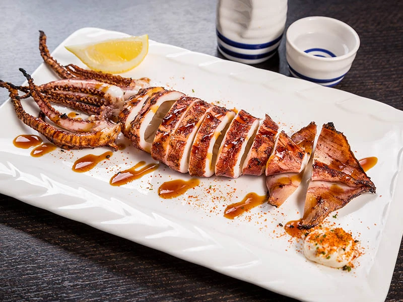 Japanese Grilled Squid (Ikayaki)