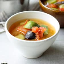 SUMMER VEGETABLE MISO SOUP