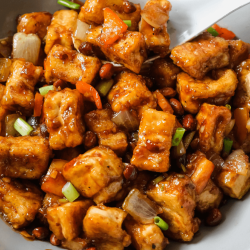 Vegan Kung Pao Tofu