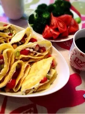 Pancake Mix Strawberry Crepes