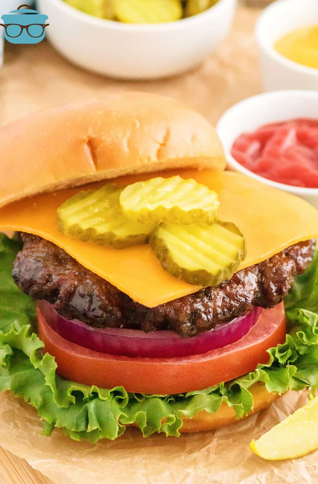 AIR FRYER HAMBURGERS