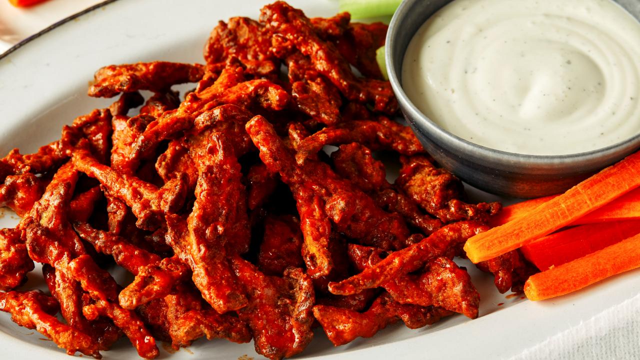 Air Fryer Buffalo Mushroom