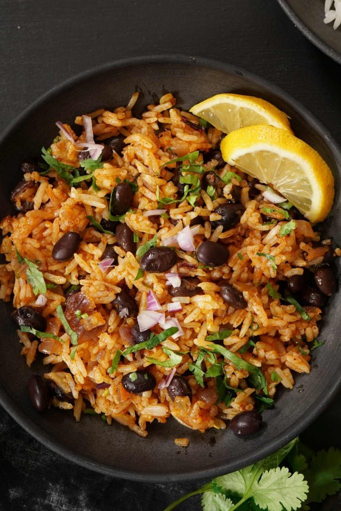 BLACK BEANS AND BROWN RICE