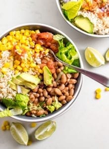 BROWN RICE BURRITO BOWL