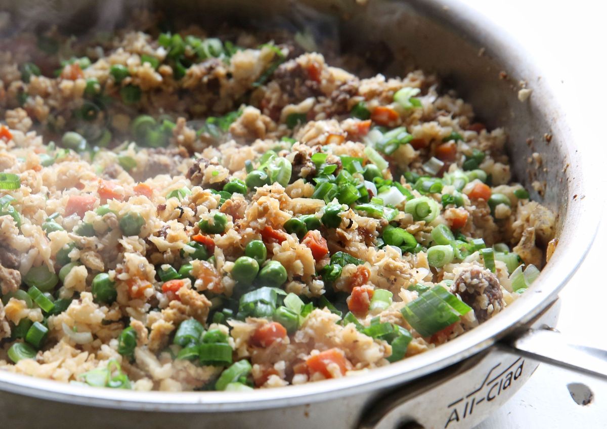 Beef Cauliflower Fried Rice