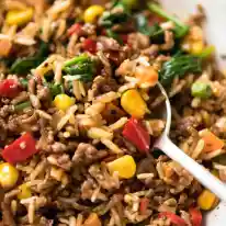 Beef and Rice with Veggies