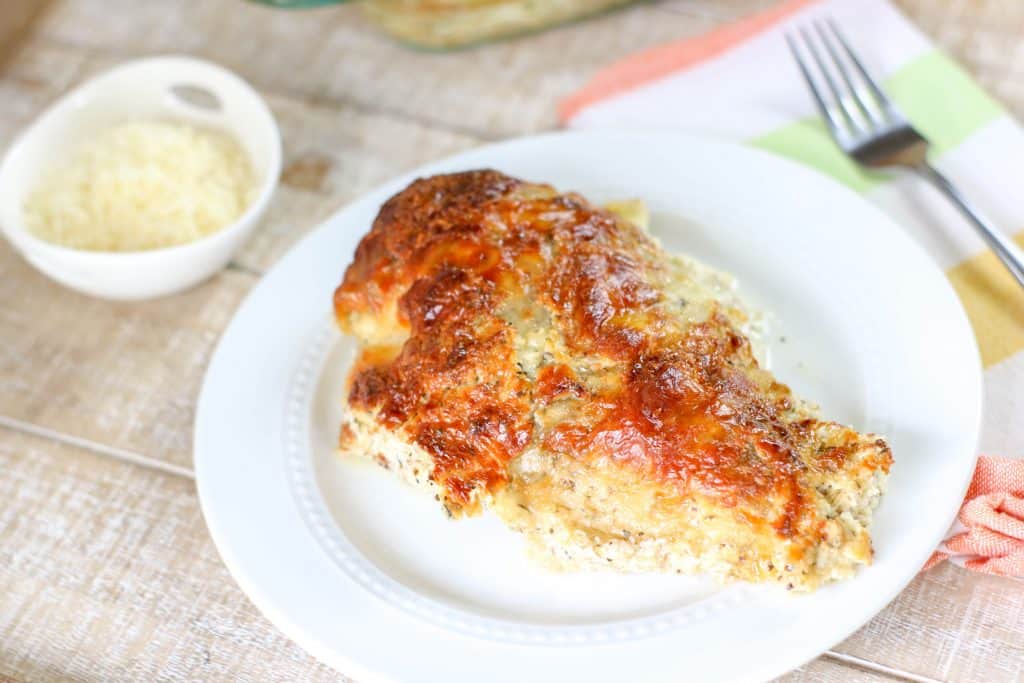 CHEESY PROVOLONE BAKED CHICKEN