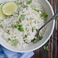 CILANTRO LIME RICE