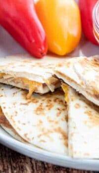 Canned Chicken Quesadilla