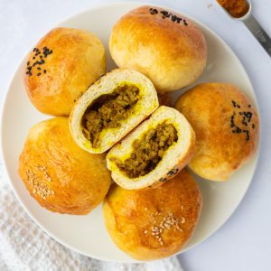 Chinese Curry Beef Buns