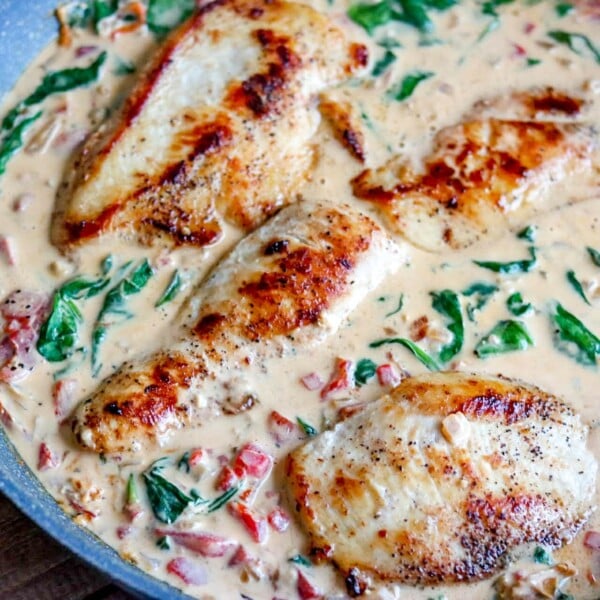 Creamy Mediterranean Chicken Skillet