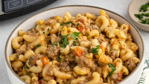 Crockpot Hamburger Helper 