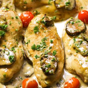 Easy Creamy Chicken Marsala