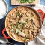 Easy Leftover Roast Beef Stroganoff