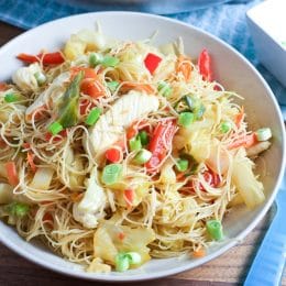 Easy Pancit Noodles and Veggies