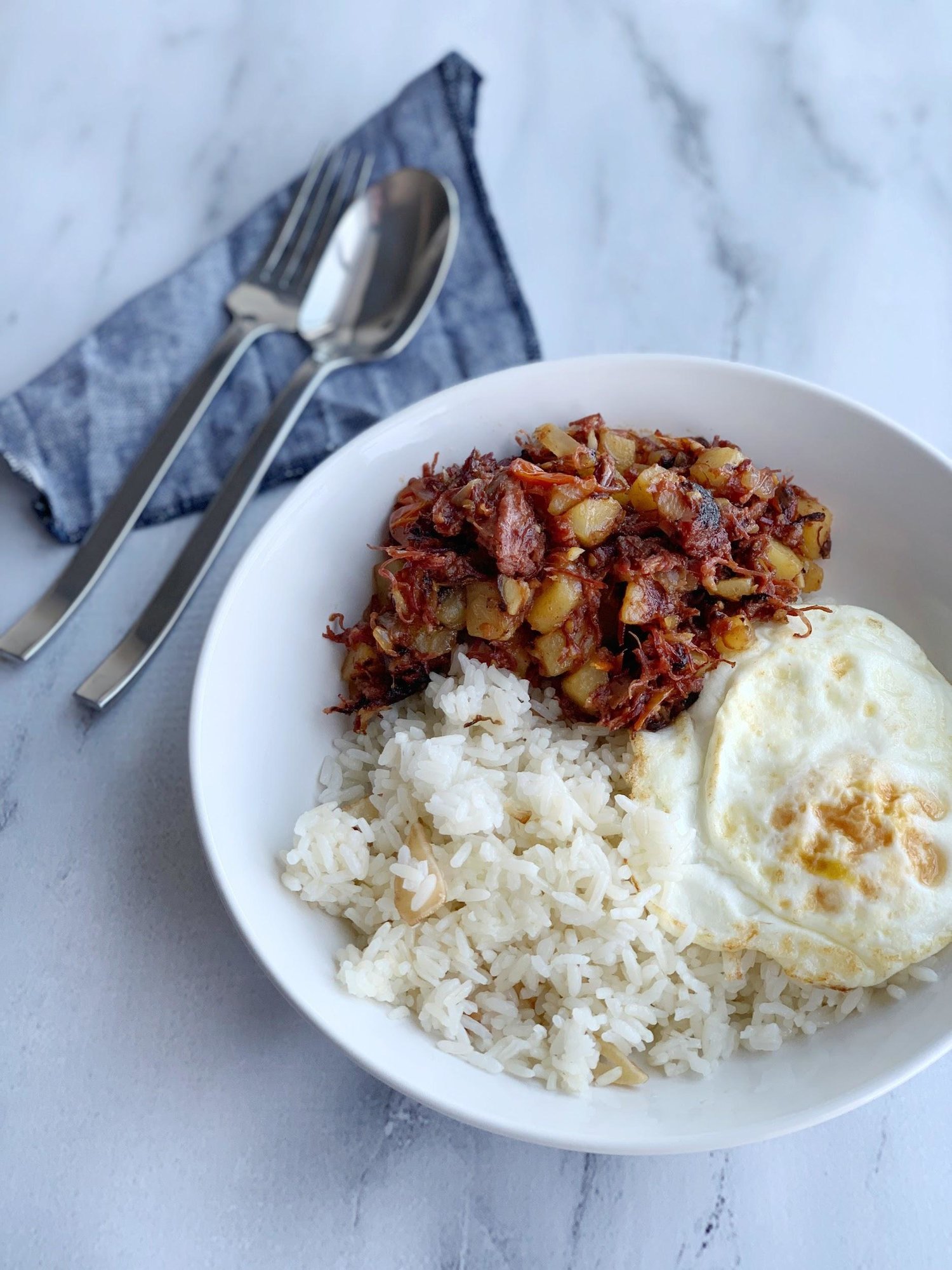 Filipino Style Corned Beef
