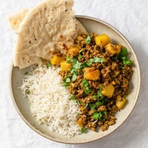 GROUND BEEF AND POTATO CURRY