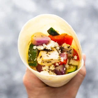 Greek Chicken Wraps