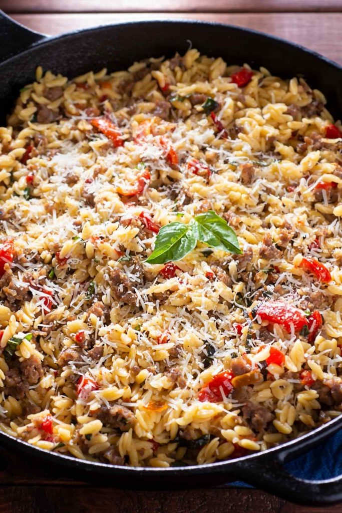 Ground Beef And Rice Skillet