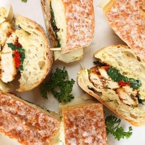 Italian Chicken Cutlet Sandwiches