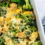 KETO CHICKEN BROCCOLI CASSEROLE
