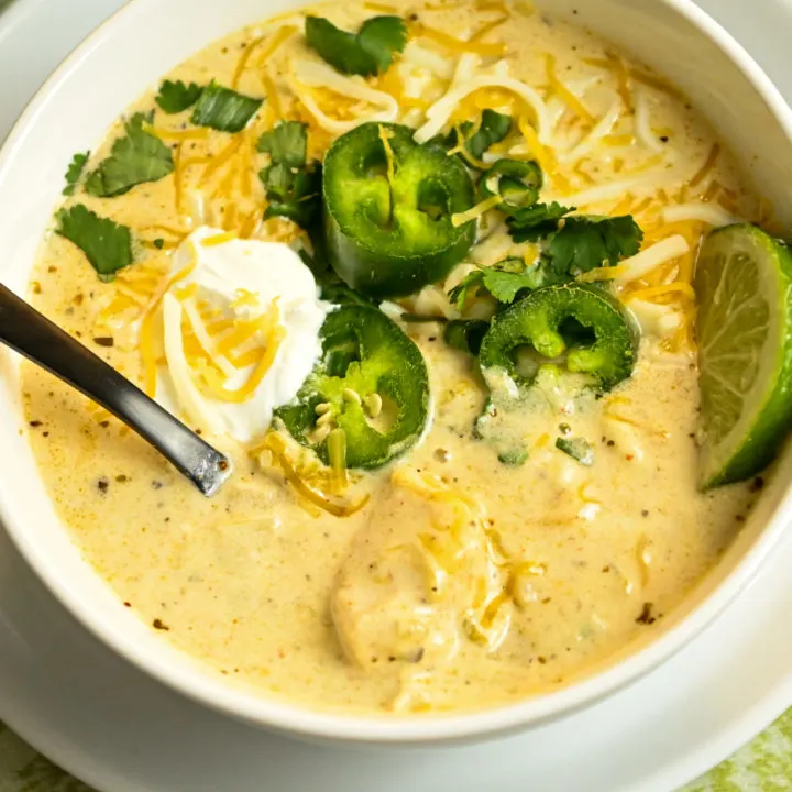 Keto White Chicken Chili