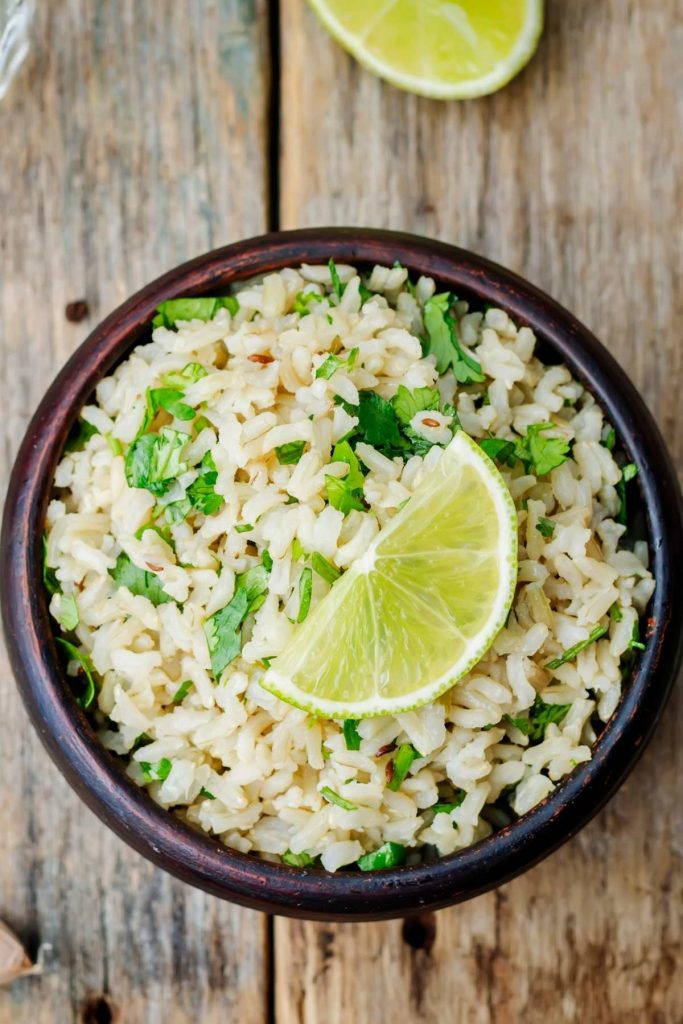 LEMON PARMESAN BROWN RICE