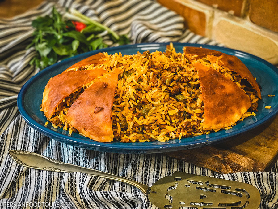 Persian Green Bean Rice