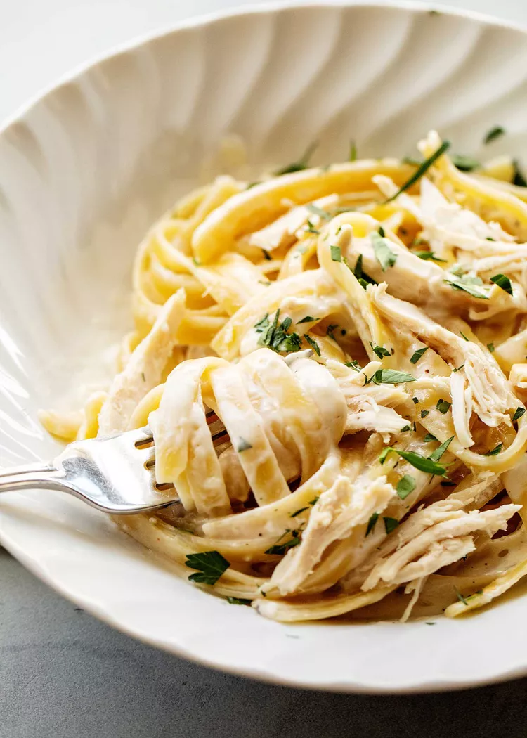Rotisserie Chicken Alfredo