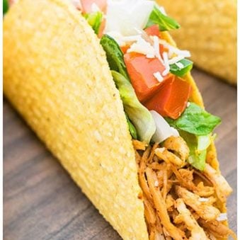 SHREDDED CHICKEN TACOS