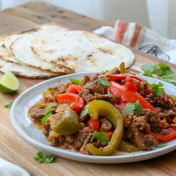 Slow Cooker Steak Fajitas