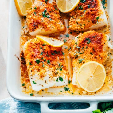Baked Cod with Lemon