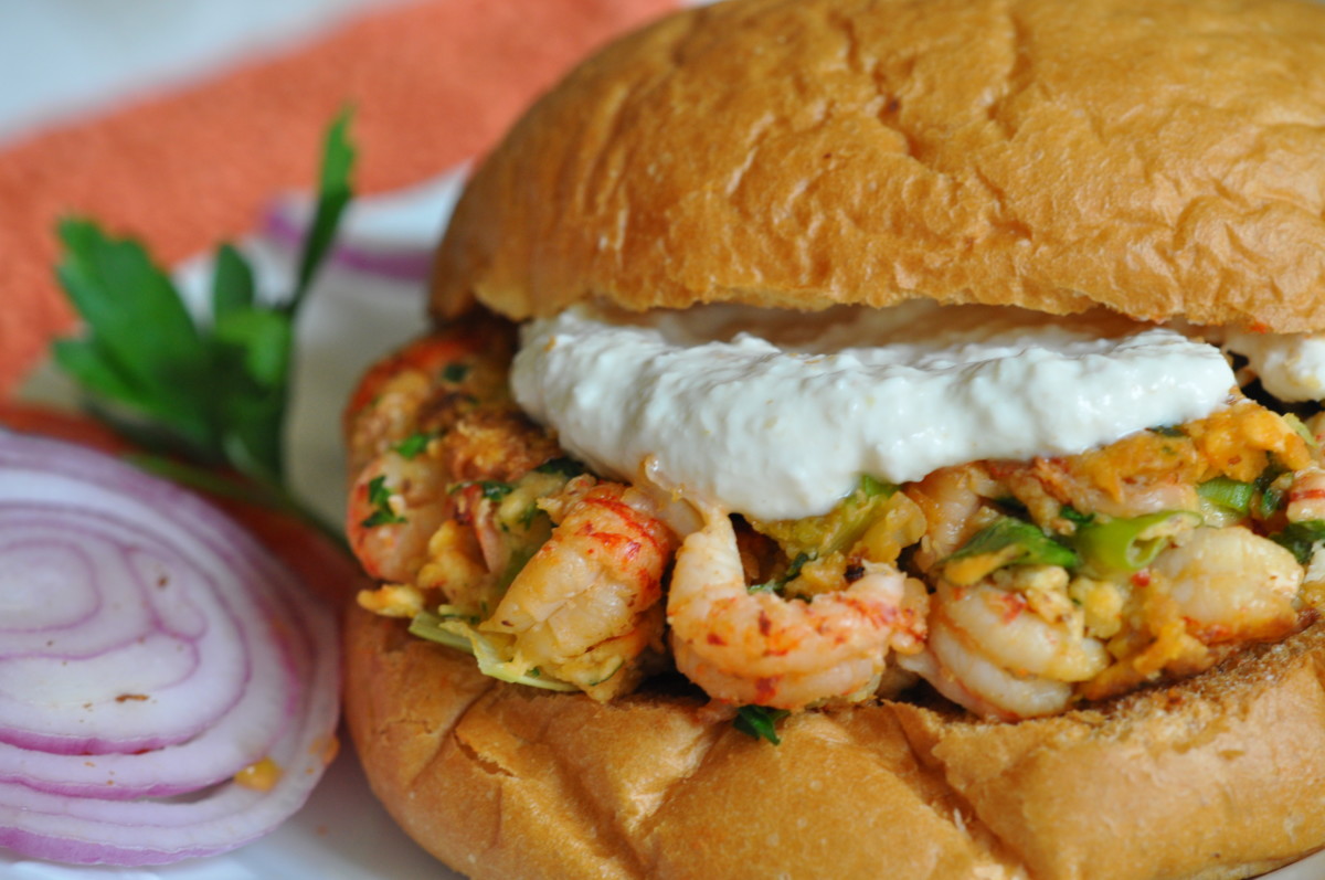 CRAVING BEST CAJUN CRAWFISH BURGERS