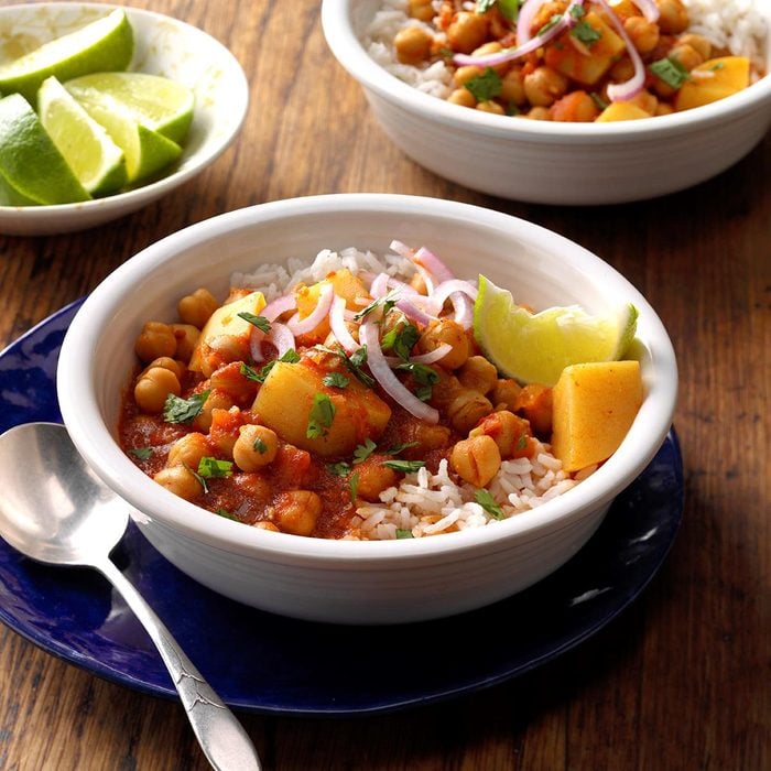 Chickpea And Potato Curry