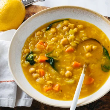 Chickpea Soup With Rice