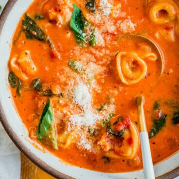 Creamy Tortellini Soup