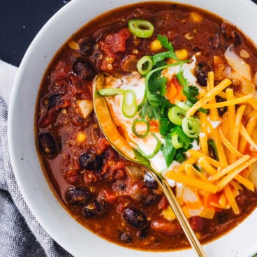 Easy Black Bean Chili
