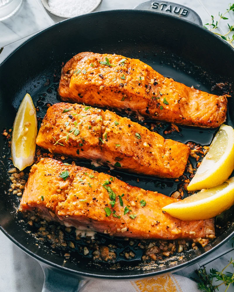 Easy Pan Seared Salmon