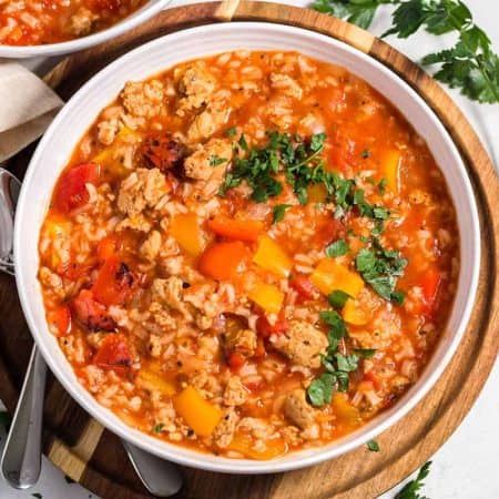 Easy Stuffed Pepper Soup