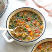 INSTANT POT LENTIL SOUP