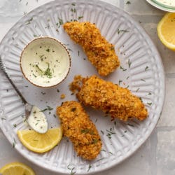 LEMON GARLIC FISH STICKS