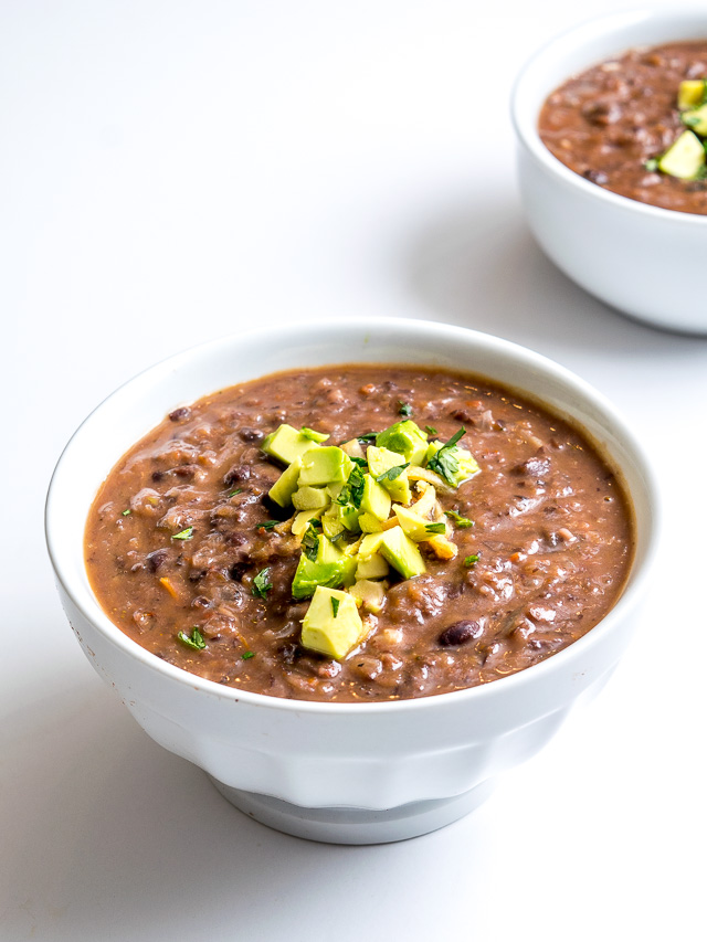 MEXICAN BLACK BEAN SOUP