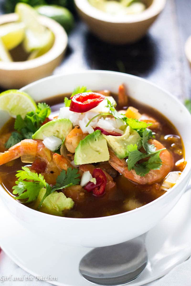 Mexican Shrimp Soup