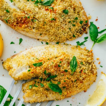 Parmesan Crusted Tilapia