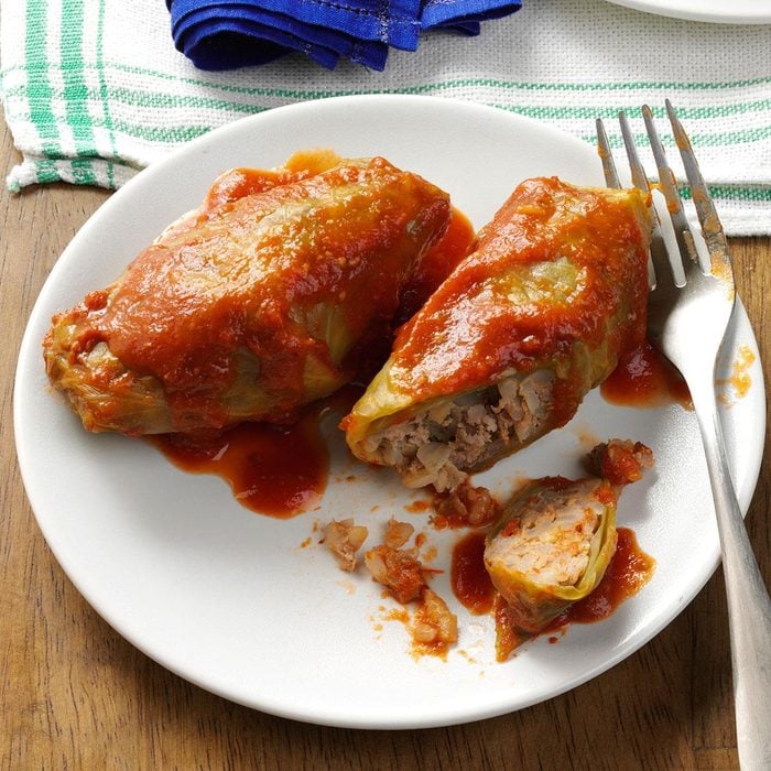 Rice Stuffed Cabbage Rolls