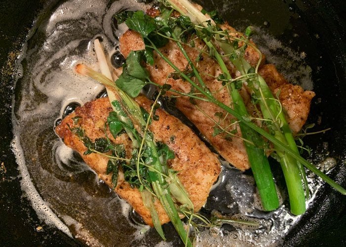 Savory Lemon-Butter Pan-Seared Rockfish
