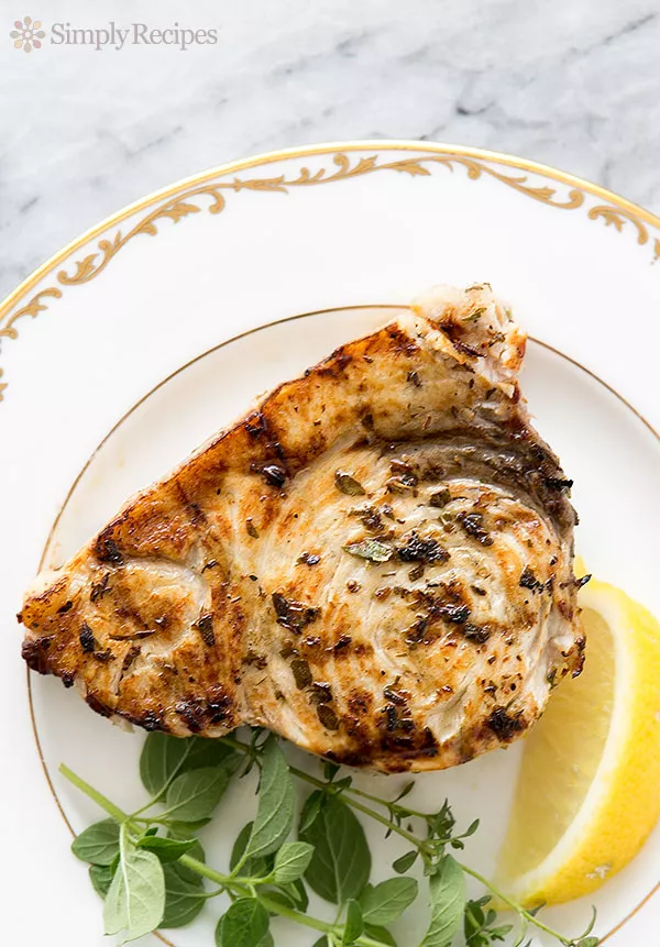 Swordfish Steaks with Lemon