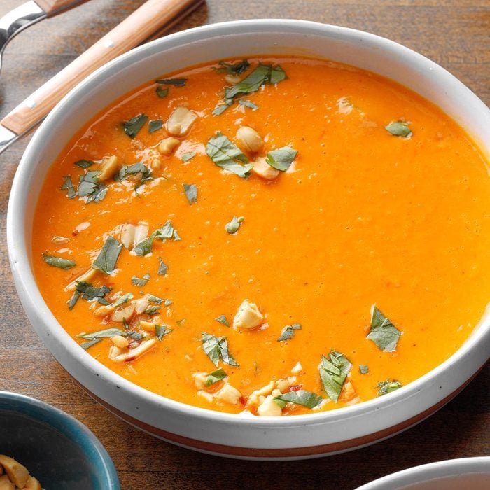 Thai Butternut Squash Peanut Soup